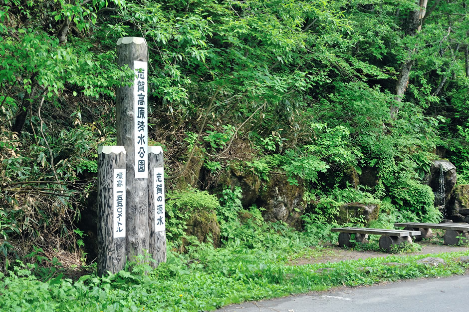 志賀高原の源水